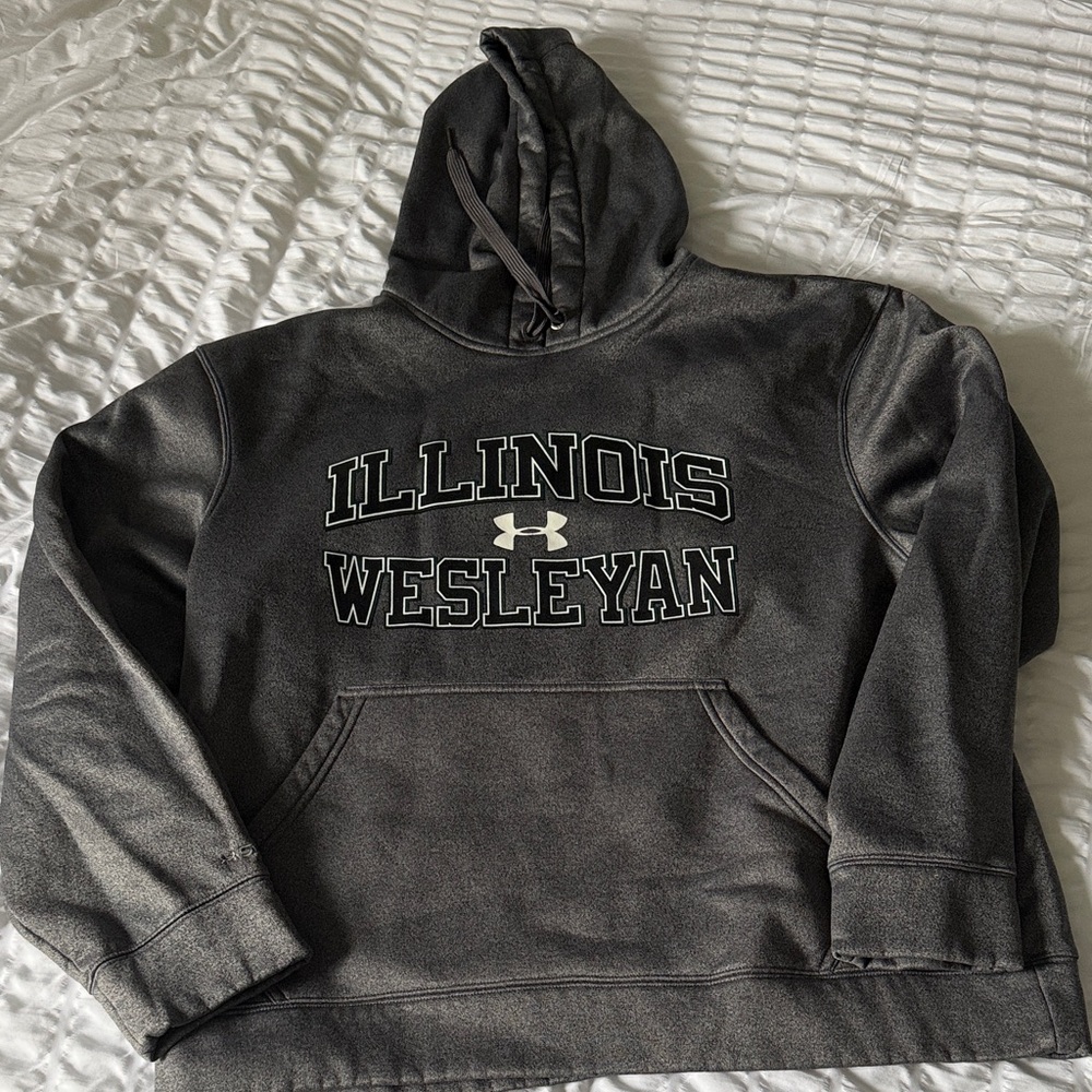 Under Armour Charcoal Illinois Wesleyan Hoodie